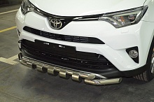 Защита переднего бампера G d60 мм для Toyota RAV4 IV (XA40) Рестайлинг