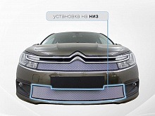Защитная сетка радиатора низ для Citroen C4 II Рестайлинг