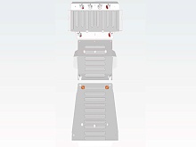 Защита картера и КПП (3 части) для Toyota Tundra II