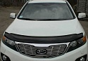 Дефлектор капота темный для Kia Sorento II Рестайлинг