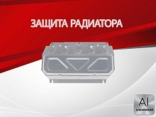 Защита радиатора для Mitsubishi Pajero Sport II