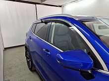 Дефлекторы окон с хром накладками 2D 6 шт для EXEED LX