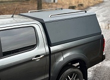 Кунг алюминий серый Premium 2мм с рейлингами на крышу кунга для Sollers ST8