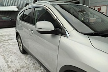 Дефлекторы окон с хром накладками 2D 6 шт для Honda CR-V IV