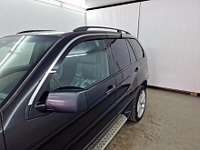 Дефлекторы окон 2D с хром накладками 6 шт. для BMW X5 I (E53)