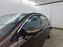 Дефлекторы окон 2D с хром накладками 4 шт. для Citroen C4 II Рестайлинг