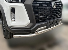 Защита переднего бампера двойная d60/42 мм для Changan HUNTER PLUS