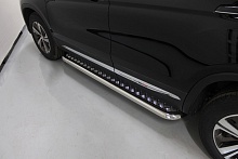Пороги с площадкой 60,3 мм для Changan CS75 I Рестайлинг
