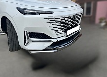 Защита переднего бампера двойная d60/42 мм для Changan UNI-K