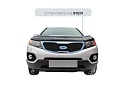 Защитная сетка радиатора верх, с вырезом под логотип для Kia Sorento II