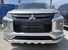 Защита переднего бампера G d76 мм для Mitsubishi L200 V Рестайлинг