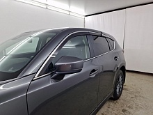 Дефлекторы окон с хром накладками 2D 6 шт для Mazda CX-5 II