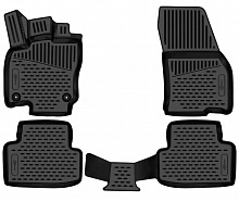 Коврики 3D в салон полиуретан 4шт для Jetta VS5 I Рестайлинг