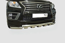 Защита переднего бампера G d76 мм для Lexus LX III Рестайлинг 2