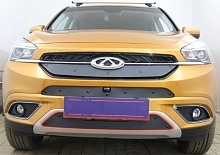 Зимняя заглушка радиатора к съемной сетке низ для Chery Tiggo 7 I