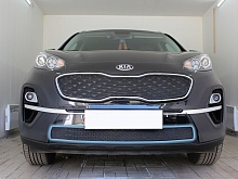 Защитная сетка радиатора низ для Kia Sportage IV Рестайлинг