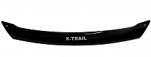 Дефлектор капота темный для Nissan X-Trail II