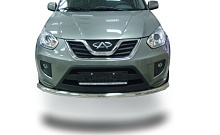 Защита переднего бампера d60 мм для Chery Tiggo (T11) I Рестайлинг (FL)