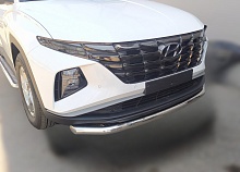 Защита переднего бампера d60 мм для Hyundai Tucson IV