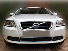 Защитная сетка радиатора низ для Volvo S40 II Рестайлинг