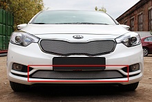 Защитная сетка радиатора низ для Kia Cerato III