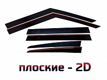 Дефлекторы окон 2D 6 шт. для Changan Deepal G318 I