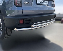 Защита заднего бампера двойная d60/42 мм для Haval Dargo