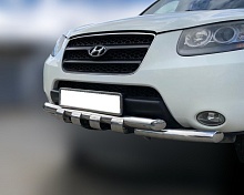Защита переднего бампера G d60/60 мм для Hyundai Santa Fe II