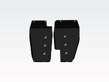 Защита топливных баков (2 части) для Jetour T2