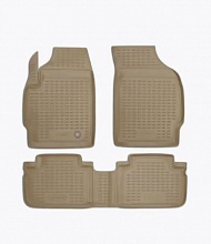 Коврики в салон полиуретан 3шт для Ford Escape I Рестайлинг 2