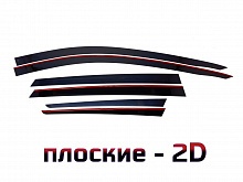 Дефлекторы окон 2D 6 шт. для Acura RDX III
