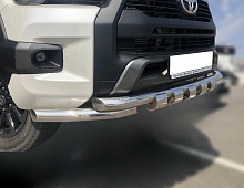 Защита переднего бампера G d60 мм для Toyota Hilux VIII Рестайлинг
