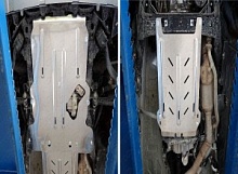 Защиты комплект (картер, КПП) для Land Rover Discovery V Рестайлинг