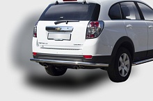 Защита заднего бампера d60 мм для Chevrolet Captiva I Рестайлинг
