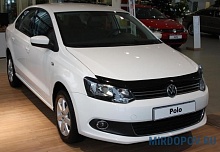 Дефлектор капота темный для Volkswagen Polo V Рестайлинг