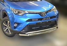 Защита переднего бампера d60 мм для Toyota RAV4 IV (XA40)
