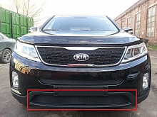 Защитная сетка радиатора низ для Kia Sorento II Рестайлинг