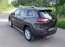 Пороги труба 60,3 мм для Jeep Cherokee V (KL)