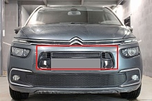 Защитная сетка радиатора верх для Citroen Grand C4 Picasso II Рестайлинг