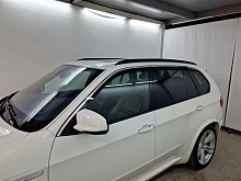 Дефлекторы окон с хром накладками 2D 6 шт для BMW X5 II (E70)