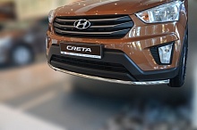 Защита переднего бампера d42 мм для Hyundai Creta I
