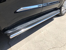 Пороги труба d53 мм для Toyota Sequoia III