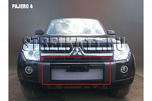 Защитная сетка радиатора для Mitsubishi Pajero IV