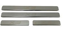 Накладки на пороги из нержавеющей стали 4шт. для Kaiyi X3 I