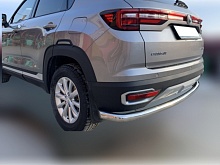 Защита заднего бампера угловая большая d60 мм для Changan CS35PLUS I