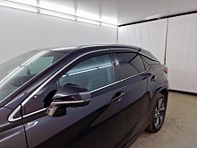 Дефлекторы окон с хром накладками 2D 6 шт для Lexus RX IV