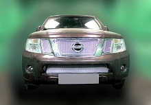 Комплект сеток chrome верх и низ для Nissan Pathfinder III Рестайлинг