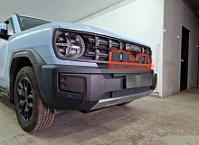 Зимняя заглушка радиатора к съемной сетке верх 5 частей для Haval H3 I