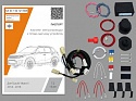 Комплект штатной электрики для фаркопа с блоком 7.2-13Pin для Suzuki Vitara II