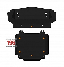 Защита картера (2 части) для Cadillac SRX I